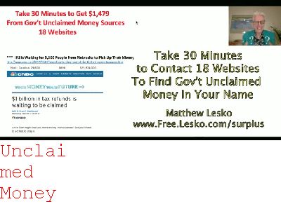 ventura County Unclaimed Money